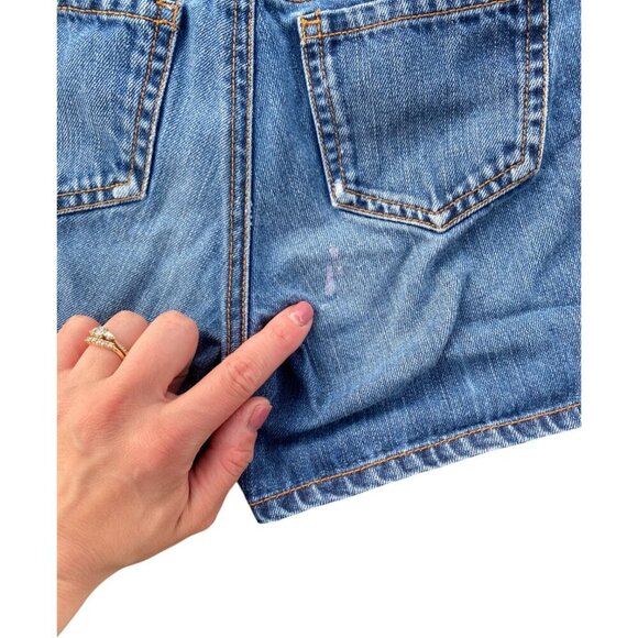 Oshkosh Girl Medium Wash Jean Shorts size 6 - Picture 3 of 6